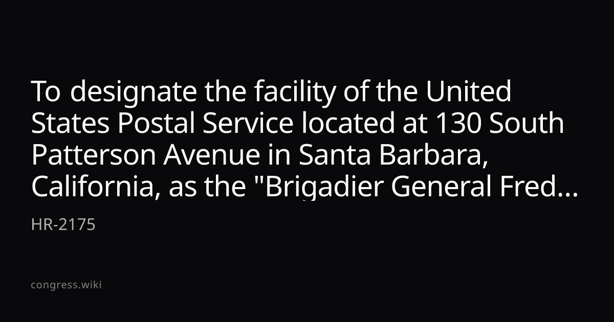 To designate the facility of the United States Postal Service located ...